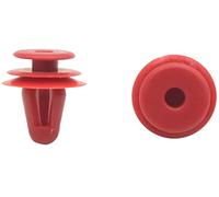 XYWHPGV Clip di fissaggio parafango per paraurti per auto, in plastica rossa, 50 pezzi, 9 mm Universal(4a8d3 62cab 70f46 afd4b 4b2c2 aede9