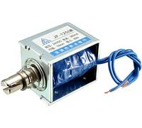 XYWHPGV Elettromagnete a solenoide a movimento lineare DC 24V 360mA 8.64W 60N 10mm Corsa Pull Push Tipo JF-1250B(6d0b3 ff351 64b22 5fea2 1912d b71d2