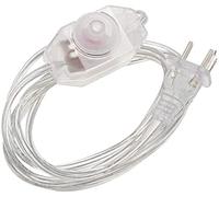 XYWHPGV Interruttore a cavo rotante AC 250V Lampada con controllo a scorrimento Dimmer 100-Watt con cavo di alimentazione da 5,6 piedi Tipo A Spina trasparente(2a0dd 55a56 61f9d 038bc 1ce4a 35f6a