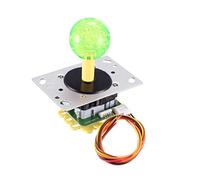 XYWHPGV Joystick Control Stick Rocker Switch 10 Pin 4/8 Way Trasparente Green Ball Top Handle Parti fai da te Classic Arcade Game Competition(c2983 88955 12fcd 10961 9027b 96300