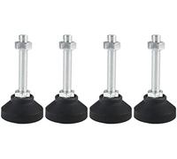 XYWHPGV M10 x 70 x 50 mm Piedini di livellamento Piedini di livellamento regolabili Piedini Protezione antiscivolo per pavimento per macchine industriali di fabbrica Confezione da 4(b910b 5d54a e5ee0