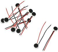 XYWHPGV Microfono a condensatore elettrete MIC con cavo a 2 fili da 10 pezzi 6 mm x 3,5 mm(1c6b6 88c46 4dc74 44a73 0d919 e83a7