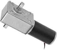 XYWHPGV Motoriduttore a vite senza fine a doppio albero Motore DC 24V 5RPM con riduzione della velocità di coppia elevata con riduttore in metallo(9ec66 02b63 b2ed0 8fe08 12fca 91c48