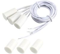 XYWHPGV NO. Sensore di contatto per porte e finestre di sicurezza cablato da incasso Interruttore reed magnetico bianco RC-33 3 pezzi(e6756 4d247 fc793 6de65 3ff50 26316