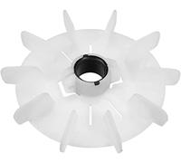 XYWHPGV Pala della ventola del motore 170 mm x 28 mm di forma rotonda con foro bianco in plastica 10 alette(4b4d0 f9341 0dc27 3d255 61b9c 3d3cd