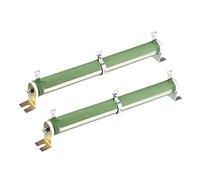 XYWHPGV Resistenza tubolare a filo avvolto da 200 W 100 Ohm, reostato ad alta potenza a tolleranza variabile +/-5% a tubo 2 pezzi(4da44 00914 02c9c a4b5f 340a9 4f901