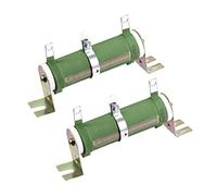 XYWHPGV Resistenza tubolare a filo avvolto da 50 W 150 Ohm, reostato ad alta potenza a tolleranza variabile +/-5% a tubo 2 pezzi(d5bc8 d2035 ab9c8 b324d 8845c 6c7c7