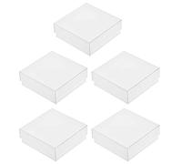 XYWHPGV Scatola portaoggetti per congelatore per provette da centrifuga 81 posti Rack di supporto criogenico in cartone per provette per microcentrifuga da 1,5/1,8/2 ml, fiale, campioni 5 pezzi(3cae6