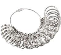 XYWHPGV Set di misuratori per misuratori per anelli da dito US 0-15 Modelli di cerchi in lega di zinco Strumento di misurazione con mezza misura(500e6 6ab2e b6525 98468 75dff e26aa