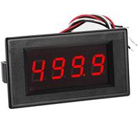 XYWHPGV Voltmetro DC 500V con display a 3 1/2 cifre LED da 0,56 pollici a 4 fili Misuratore di tensione digitale Pannello del manometro Corrente continua 0-500V(586ea 3ff4f 59965 73fce 1fa92 39ddf