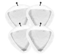 XYWOPO 4 pezzi cuscinetti copertura tessuto microfibra, for Vax VRS16 Centrix S88-CX4-BA S7, pulitore vapore Mop, pulizia pavimenti, for uso asciutto e bagnato Panno per robot lavapavimenti