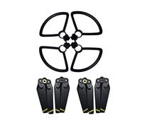 XYWOPO 4 pezzi di protezione for eliche e puntelli, for DJI, Spark Drone, kit di sostituzione di parti protettive for paraurti a sgancio rapido della lama Eliche per droni(Gold)