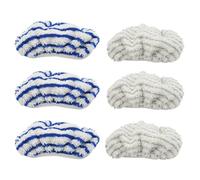 XYWOPO 6 pezzi di panni in microfibra ricambio, for Rowenta, Clean&Steam ZR005801 accessorio for la pulizia, lavabile e riutilizzabile Accessori per pulitori a vapore
