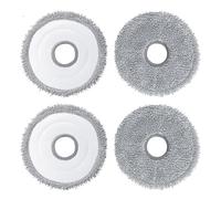 XYWOPO Parti di panni for scopa, for xiaomi, for aspirapolvere robot Mijia OMNI Mop 3S Dre-ame B108CN Utilizzo a secco e bagnato Pulizia del pavimento Panno per robot lavapavimenti(4 PACK)