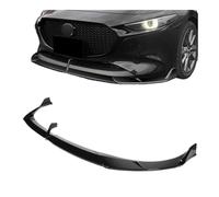 XYYGJKYZ 3pcs Front Lip Spoiler for Mazda 3 Hatchback 5DR MS-Style 2019-2024 ABS Plastic Splitter Bumper Chin Body Kit Modified Accessories(Painted Glossy Black)
