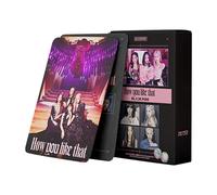 XYYYHTL 54/55PC Black-pink Photocards Cartoline Kpop Lisa Jennie Jisoo Rose Min Card Kpop Photocard Set Regalo di compleanno per i fan