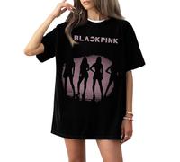 XYYYHTL Blackpink Maglietta Deadline Blackpink T Shirt Album K-Pop Jennie Rose jisoo 2025 World Tour Vintage Graphic Shirt