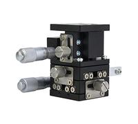 XYZ Linear Stage 3 Assi Linear Stage Trimming Piattaforma Cuscinetto Tavolo Scorrevole 40x40mm per Strumenti Ottici