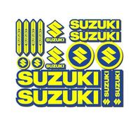 XYZNB Kit Adesivi Riflettenti con Logo per Auto. per Suzuki Swift, SX4 S-Cross, Vitara Brezza, Xbee, XL6, Kei.,D