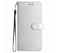 XYZNTMF Custodia per iPhone 16 antiurto Permium PU pelle TPU paraurti glitter custodia a portafoglio con porta carte di credito flip cavalletto magnete anti-goccia custodia protettiva per iPhone 16