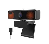 Xz jteeZPn Webcam USB con microfono 1080p 60fps Full HD 2K Plug And Play Fotocamera per computer per PC portatile compatibile con(2K Webcam)