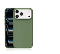 XZC Tech Fabric Custodia magnetica in tessuto compatibile con iPhone 17, 16, 15 Pro Max, Advanced Tech Weave, compatibile con MagSafe, cover antiurto (verde, iPhone 14 Pro Max)