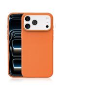 XZC Tech Fabric Custodia magnetica in tessuto compatibile con iPhone 17, 16, 15 Pro Max, Advanced Tech Weave, compatibile con MagSafe, cover antiurto (arancione, iPhone 17 Pro)
