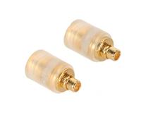 Xzcvalimn 2 pezzi di adattatore per cavo MMCX di ricambio per IE300 IE600 IE900 N30 N40 N5005, connettore per cuffie MMCX femmina con ABS di alta qualità e filo in stagno (Trasparente)