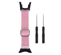 Xzcvalimn Cinturino per orologio in nylon intrecciato elastico per Ambit 1 2 2S 2R 3 Sport 3 Peak, cinturino a intreccio con rilascio rapido e 2 cacciaviti per uomini e donne (Rosea)