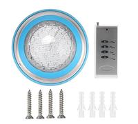 Xzcvalimn Luce per Piscina AC12V 35W, Lampada Subacquea RGB Multicolore con Telecomando, Luce LED IP68 per laghetto con Pesci, Fontana, Giardino roccioso, Piscina