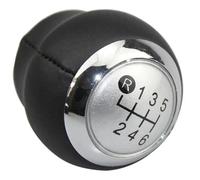 XZCVTYW Copri-pulsante Joystick Per Auto, Leva Del Cambio A 5/6 Velocità, Per Toyota, Per Corolla, RAV4, Avensis, Yaris, Verso, Auris, Aygo Manopola Cambio Auto(Silver 6 Speed)