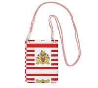 XZDAL Borsa a tracolla per cellulare con bandiera del Senato di Brema, nera, da donna, alla moda e regolabile, leggera per l'uso quotidiano, rosa, Taglia unica