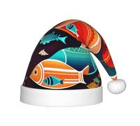 XZDAL C'è un altro pesce nel pesce Festival Babbo Natale liscio tocco cappello per festa festa costume accessori decorazione