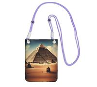XZDAL Dreaming of the Pyramids of Khufu - Borsa a tracolla per cellulare, da donna, alla moda, regolabile, leggera, per uso quotidiano, colore: nero, Viola, Taglia unica