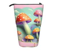 XZDAL Dreamy Little Mushroom - Astuccio con design espandibile, portatile e leggero, per cancelleria, piccoli oggetti