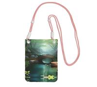 XZDAL Little Bridge in the East - Borsa a tracolla per cellulare, da donna, alla moda, regolabile, leggera, per uso quotidiano, rosa, Taglia unica