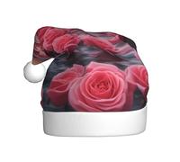XZDAL Roses by the sea - Cappello di Natale in peluche, accessorio per feste ed eventi