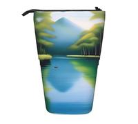 XZDAL Serene Waters, astuccio con design espandibile, portatile e leggero, per cancelleria, piccoli oggetti