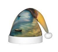 XZDAL Sunset in Barcelona Festival Santa liscio tocco cappello per festa festa costume accessori decorazione