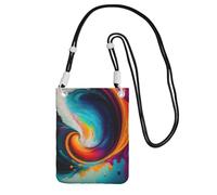 XZDAL Surreal Enigma - Borsa a tracolla per cellulare, da donna, alla moda, regolabile, leggera, per uso quotidiano, colore: nero, Nero , Taglia unica