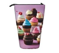 XZDAL Sweet Treats, astuccio con design espandibile, portatile e leggero, per cancelleria, piccoli oggetti