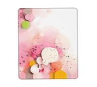 XZDAL Tappetino per mouse multicolore in carta con frammenti di colore in gomma ispessita con bordo bloccato, 25,4 x 30,5 cm, per ufficio, gioco, studio e scrivania