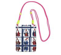 XZDAL WitchingHour - Borsa a tracolla per cellulare, da donna, alla moda, regolabile, leggera, per uso quotidiano, Fucsia, Taglia unica