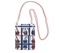 XZDAL WitchingHour - Borsa a tracolla per cellulare, da donna, alla moda, regolabile, leggera, per uso quotidiano, rosa, Taglia unica