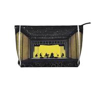 XZDCAL A Concert Night - Trousse in velluto a coste con fodera robusta, per viaggi e uso quotidiano, colore: nero, taglia unica, Nero , Taglia unica