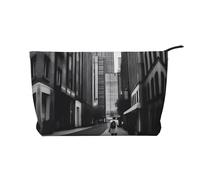 XZDCAL A Urban Vibes - Trousse in velluto a coste con fodera robusta, per viaggi e uso quotidiano, colore: nero, taglia unica, Nero , Taglia unica