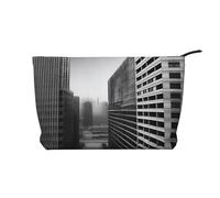 XZDCAL aUrban Horizon - Trousse in velluto a coste con fodera robusta, per viaggi e uso quotidiano, colore: nero, taglia unica, Nero , Taglia unica