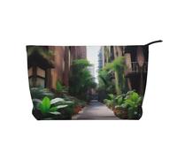 XZDCAL aUrban Jungle - Trousse in velluto a coste con fodera robusta, per viaggi e uso quotidiano, colore: nero, taglia unica, Nero , Taglia unica