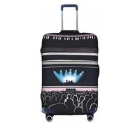 XZDCAL Copertura per valigia da concerto notturno. La copertura non include la valigia stessa, bianco, L