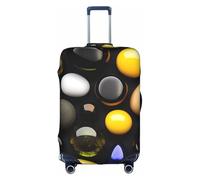 XZDCAL Copertura per valigia in marmo testurizzato. La copertura non include la valigia stessa, bianco, XL